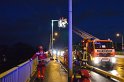 Einsatz BF Hoehenretter Koelner Seilbahn Hoehe Zoobruecke P2313